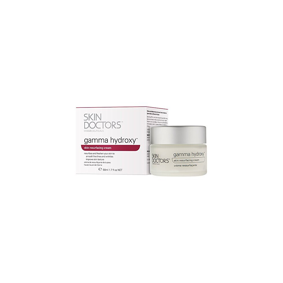 Skin Doctors Gamma Hydroxy Skin Resurfacing Cream, with Glycolic Acid, Lactic Acid, and Salicylic Acid. Fights Spots, Acne and Blemishes - 50ml