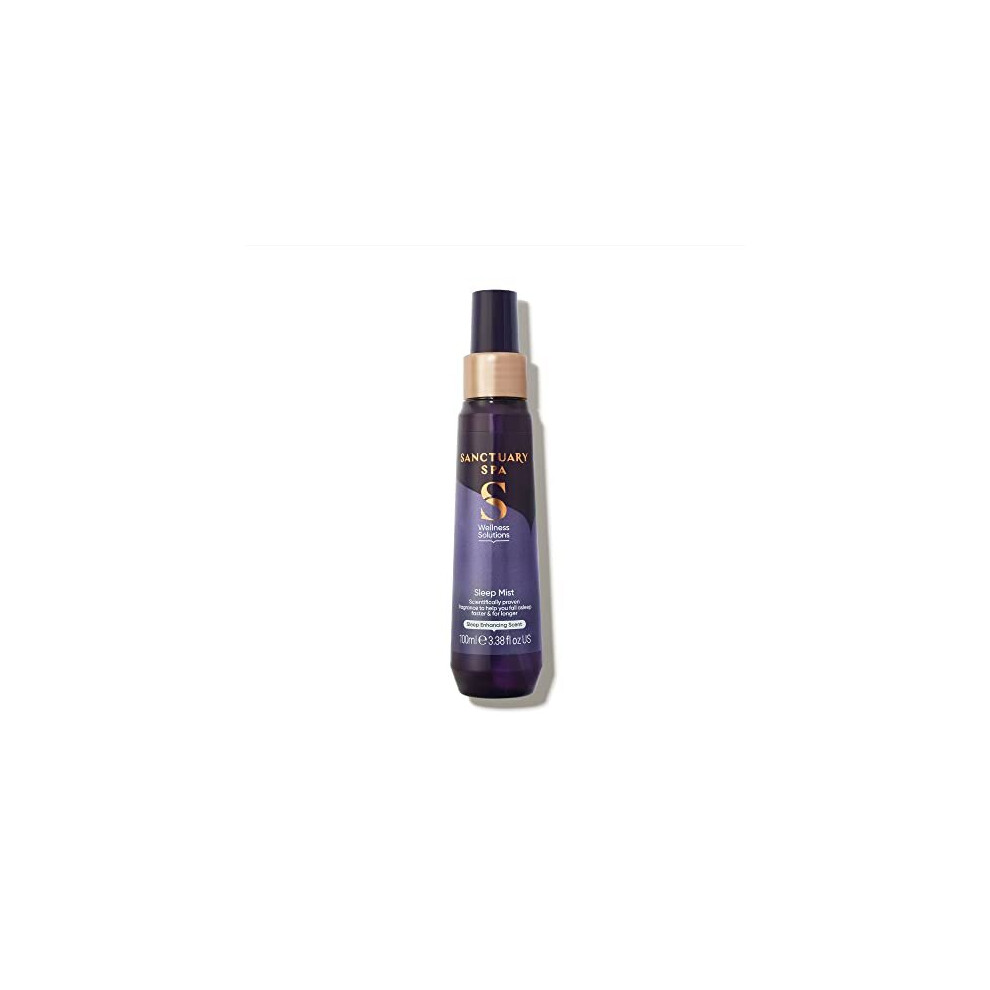 Sanctuary Spa Sleep Mist, No Mineral Oil, Cruelty Free & Vegan Sleep & Pillow Spray, 100ml-image-OPC-P9VW8ZS-NEW