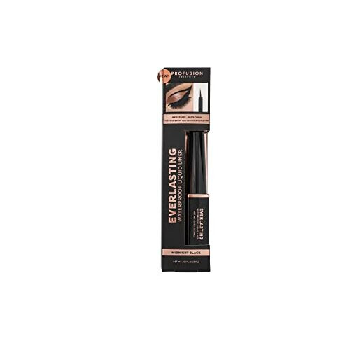 Profusion Cosmetics Everlasting Waterproof Liquid Eyeliner, Black, One size
