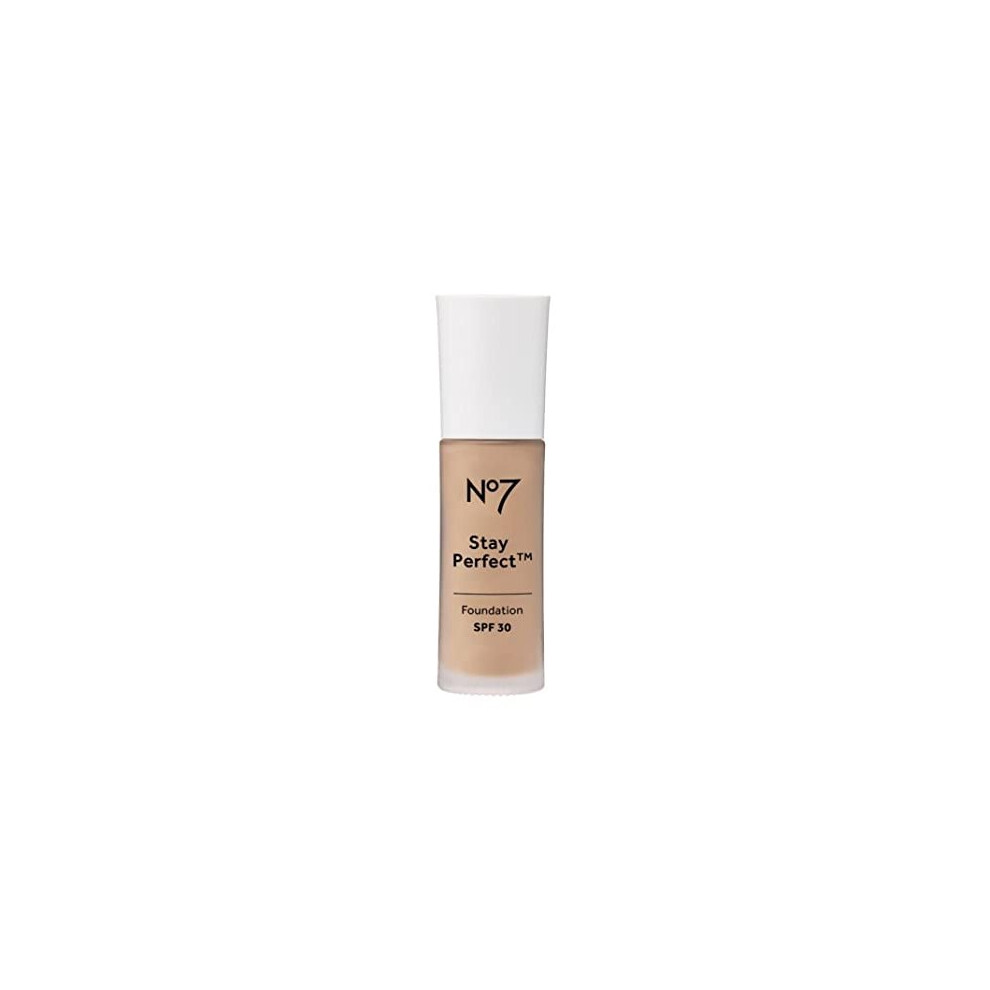 No7 Stay Perfect Foundation (New Formula) - Warm Beige spf30 - 30ml