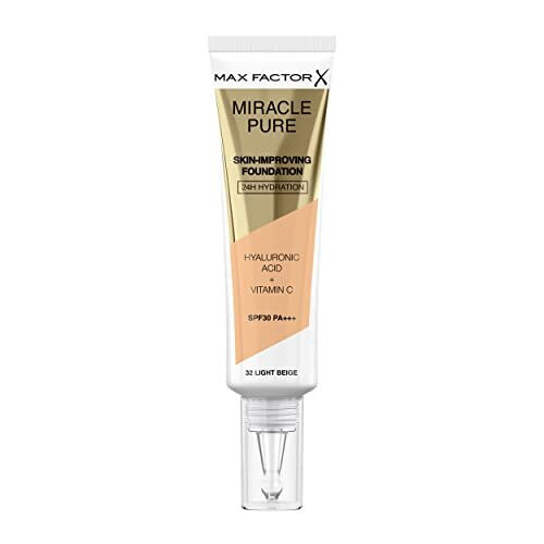 Max Factor Max Factor Miracle Pure Foundation, Light Beige 32