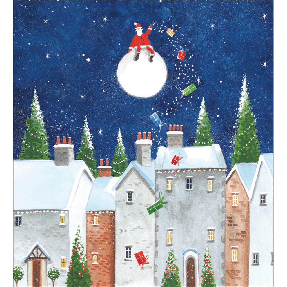 Woodmansterne Pack Of 5 Magical Day Charity Christmas Cards Supporting Multiple Charities
