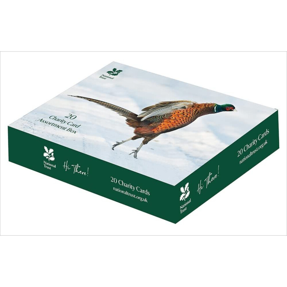 Woodmansterne Box Of 20 National Trust Birds & Wildlife Charity Christmas Cards Card Boxes
