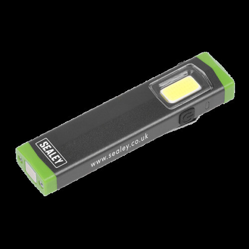 Sealey Mini Hand Torch Aluminium 3W COB LED 1