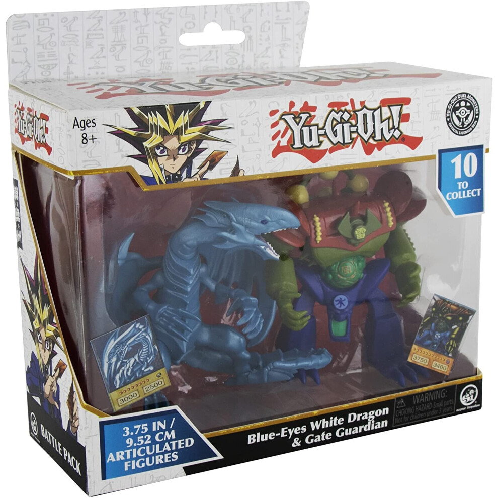 Yu Gi Oh! 3.75 2-Figure Battle Pack (Blue-Eyes White Dragon/Gate