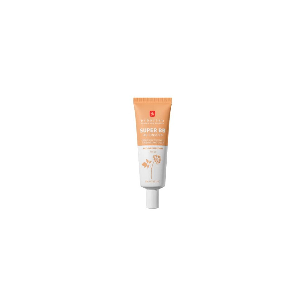 Erborian Super Bb Cream With Ginseng - Full Coverage Bb Cream For Acne Prone Skin - Dorã 40Ml