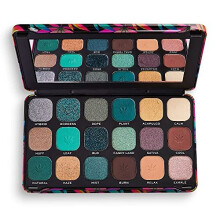 Makeup Revolution, Forever Flawless Eyeshadow Palette, Chilled with cannabis sativa, 18 Shades, 19.8 g