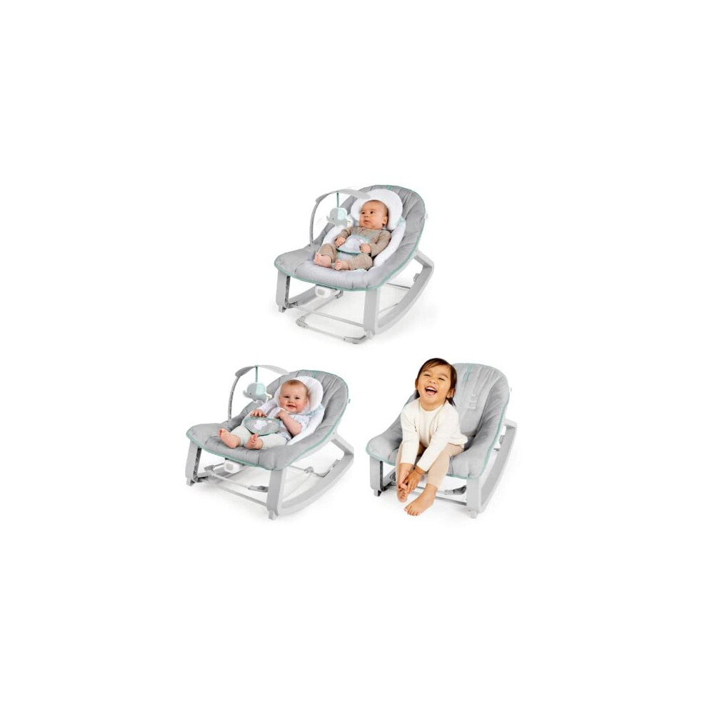 Ingenuity Keep Cozy 3-in-1 Grow with Me Vibrating Baby Bouncer Seat & Infant to Toddler Rocker - Weaver, Newborn and up