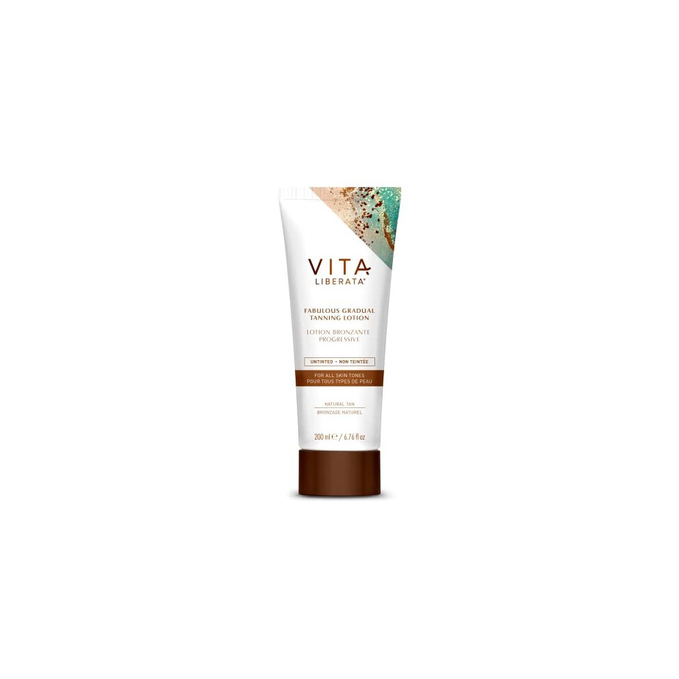 Vita Liberata Fabulous Gradual Tanning Lotion - Buildable Formula Sun-Kissed Tan Untinted For Minimal Transfer Lasting Finish Formulated With