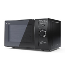Sharp YC-GG02U-B 20L 700W Microwave with Defrost Function - Black