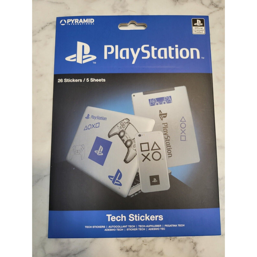 Playstation 26 Pack Tech Stickers For Devices - Official Merchandise