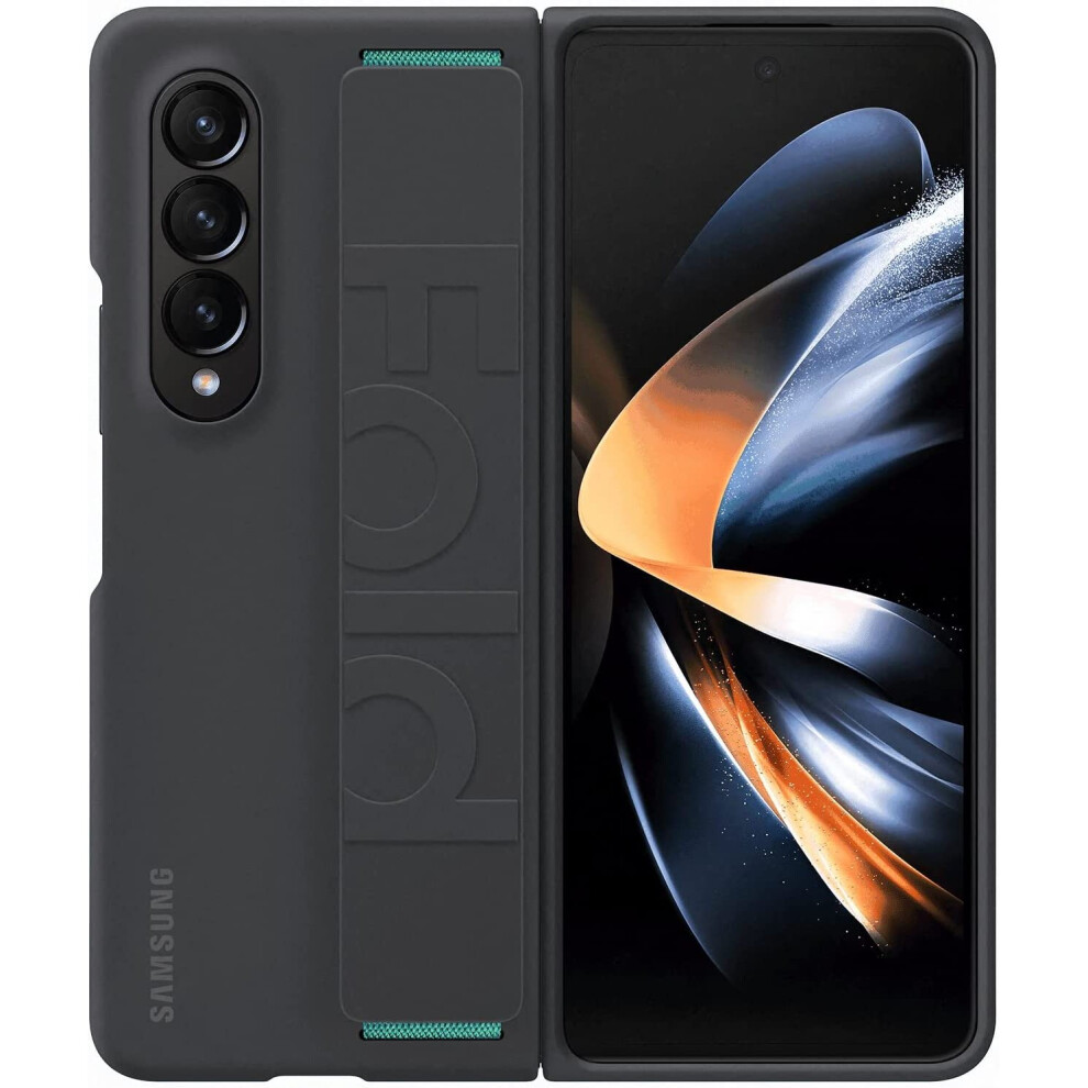 Samsung Galaxy Z Fold 4 Silicone Grip Cover - Ef-Gf936tbegww Black 8806094496505