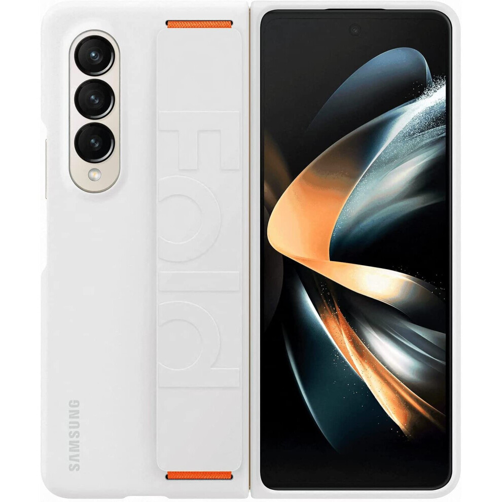Samsung Galaxy Z Fold 4 Silicone Grip Cover - Ef-Gf936twegww White 8806094496499