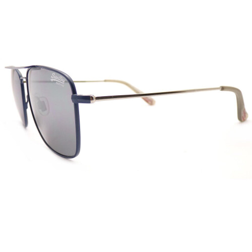 Superdry SUPERDRY Sunglasses TRIDENT Matte Blue with Silver Mirror Lenses 212 1