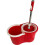 Spin Mop & Bucket Set With 2 Super Absorbent Microfiber Mop Heads 3
