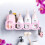(Pink) Bathroom Shelf Shower Caddy Kitchen Storage Rack Self Adhesive Shampoo Holder 2