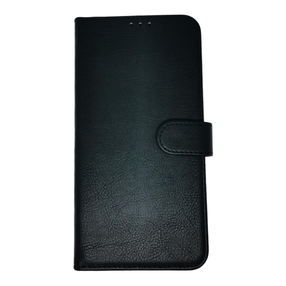 Compatible With Iphone 12 Mini Luxury Pu Leather Flip Wallet Case Black 5060986941488