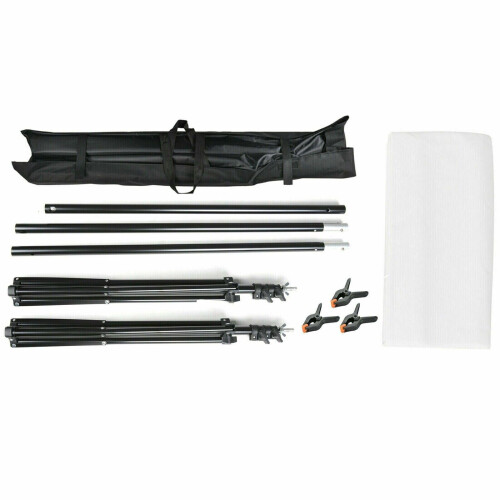 10Ft Adjustable Photography Background Stand Backdrop Crossbar Kit 1