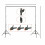 10Ft Adjustable Photography Background Stand Backdrop Crossbar Kit 4
