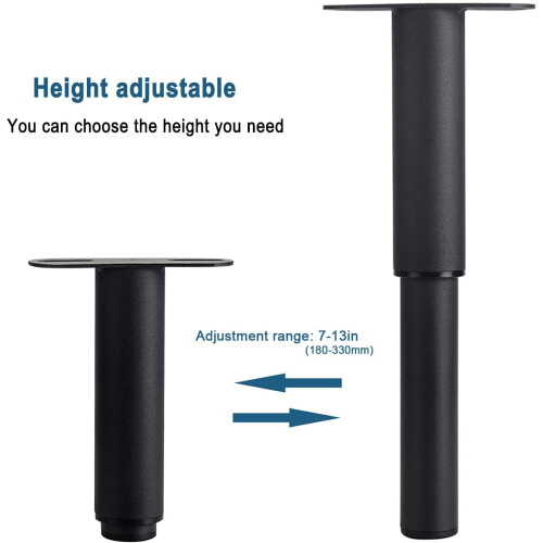 Adjustable Bed Centre Rail Support Foot Leg Wooden Bed King Size Slats on OnBuy