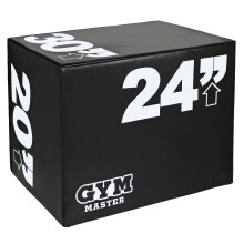 (20" x 24" x 30") GYM MASTER Soft 3 Sided Plyo Squat Jump Box