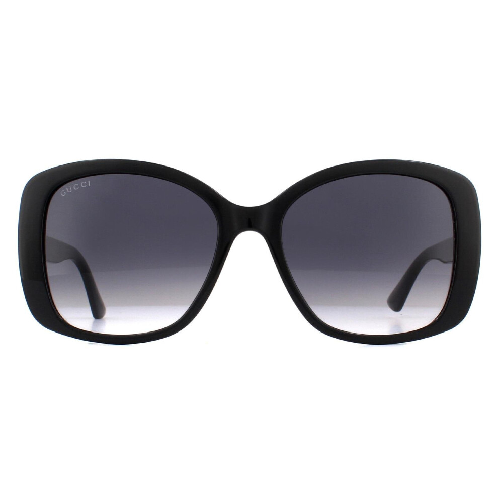 Gucci Sunglasses GG0762S 001 Black Grey Gradient