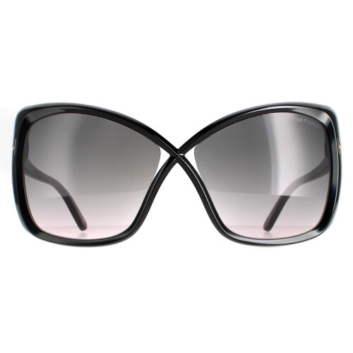 TOM FORD Tom Ford Sunglasses FT0943 Jasmin 01B Shiny Black Smoke Gradient