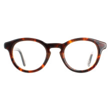 Gafas de vista - MONCLER - ML5002 - Havana Oscuro (marrón) - Plástico - 46/22/145