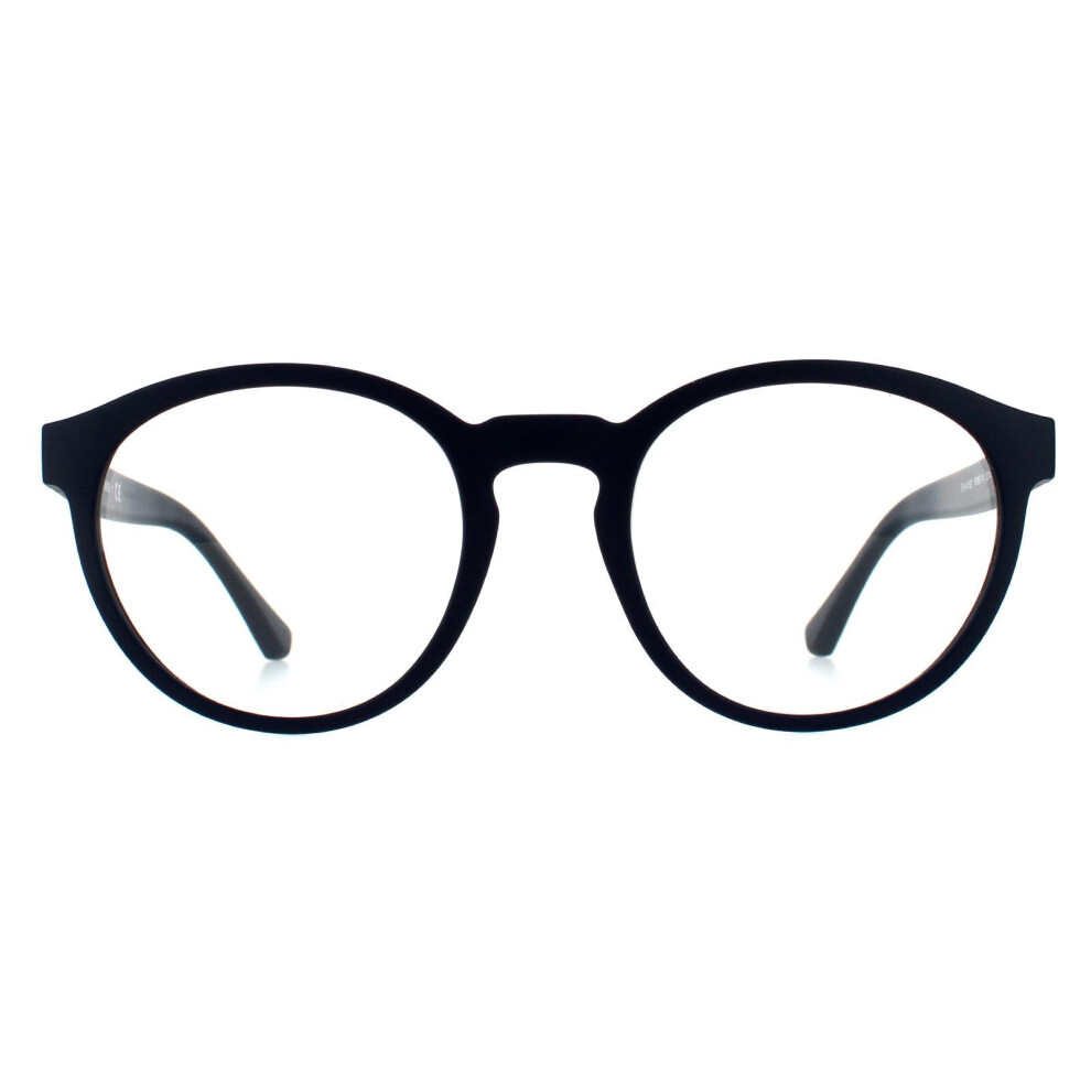 Emporio Armani Men's Transparent Man Ea4152 56691W Sunglasses Injected Blue Pantos Normal - Image 4