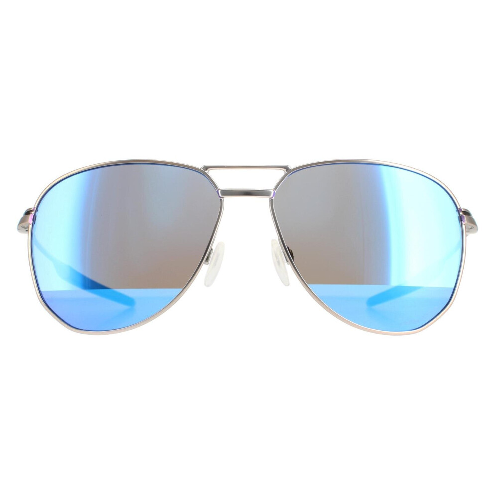 Oakley Sunglasses Contrail OO4147-03 Satin Chrome Prizm Sapphire