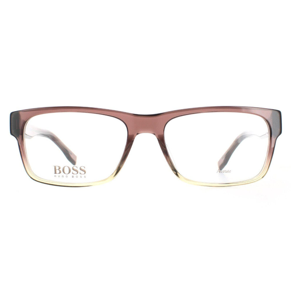 Hugo Boss Glasses Frames BOSS 0729/IT 09Q Brown Men