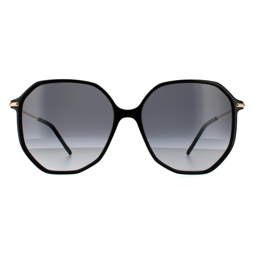 Hugo Boss Sunglasses BOSS 1329/S 807 9O Black Gold Dark Grey Gradient