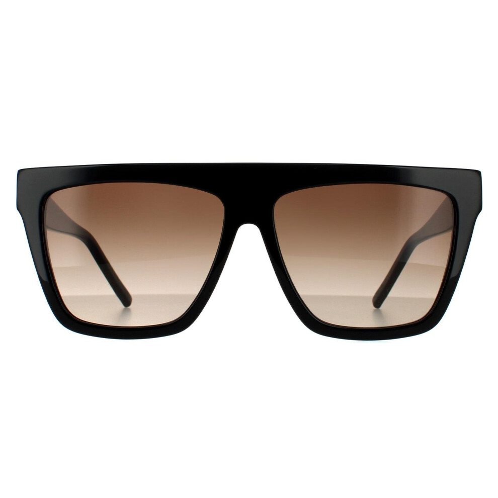 Hugo Boss Sunglasses BOSS 1153/S 807 HA Shiny Black Brown Gradient