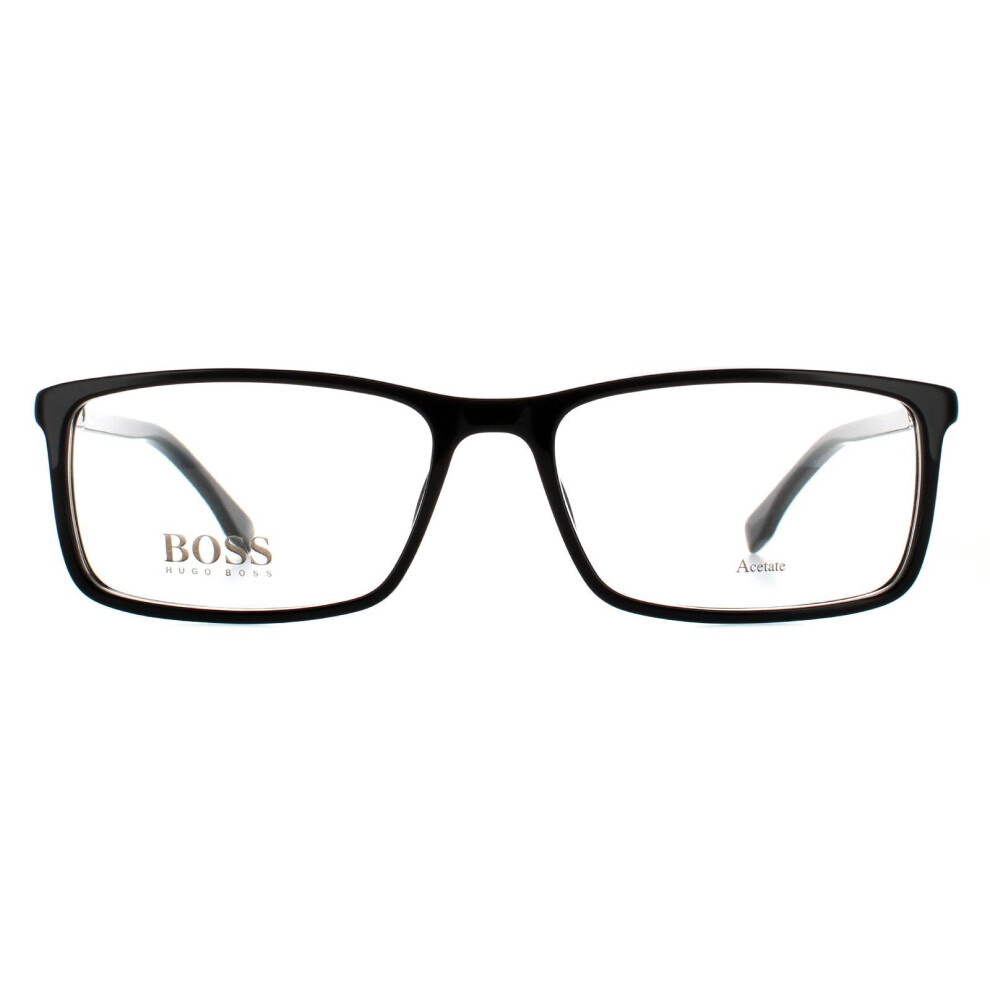 Hugo Boss Glasses Frames Boss 0680/It 807 Men Black