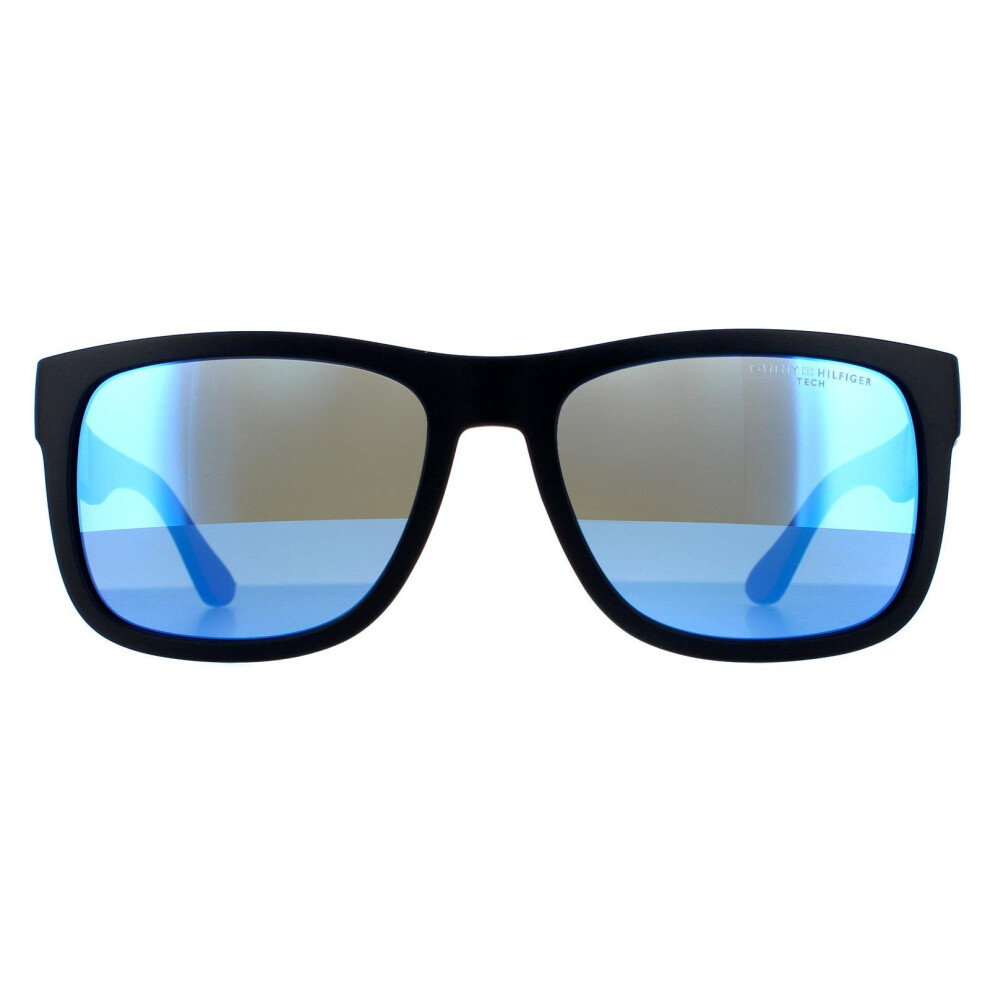 Tommy Hilfiger Sunglasses Th 1556/S Fll Zs Matte Mirror Blue