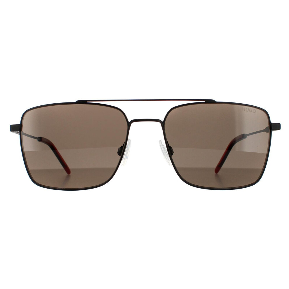 Hugo Boss Hugo By Sunglasses Hg 1177/S 003 Ir Matte Black Grey Black,Grey