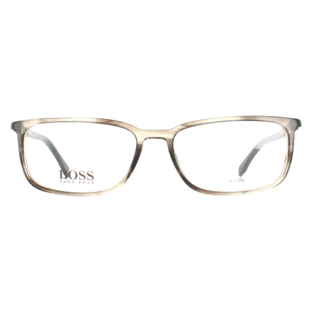 Hugo Boss Glasses Frames BOSS 0963/IT ACI Grey Havana  Men