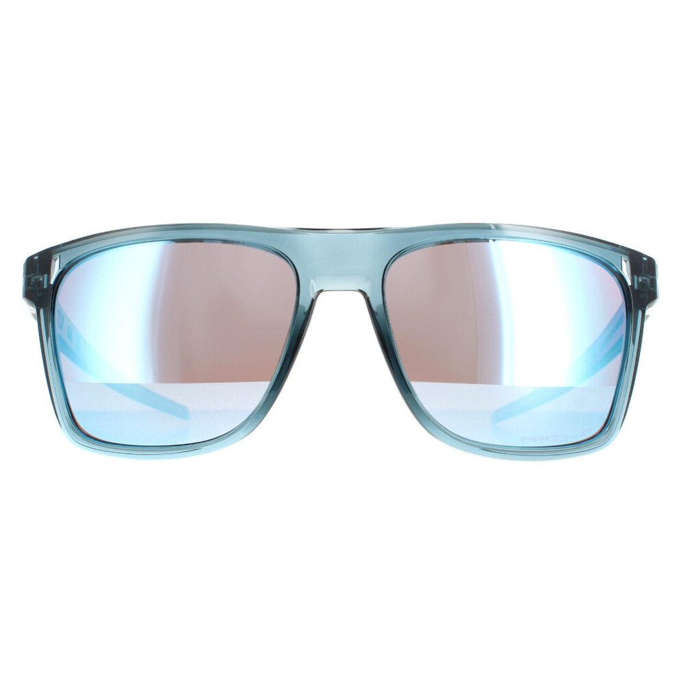 Oakley Men's Black Oo9100 Leffingwell 910005 Man Sunglasses O_matter Prizm Deep Water Polar Squared Polarized Prizm - Image 4