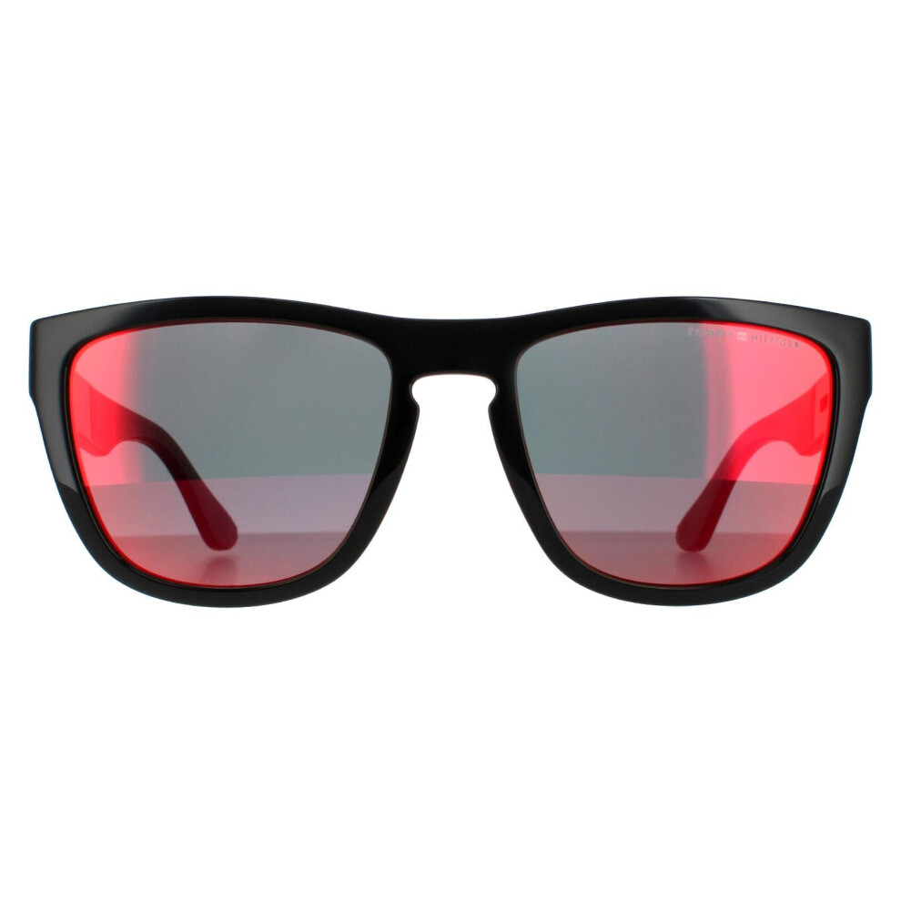 Tommy Hilfiger Sunglasses Th 1557/S 807 Uz Black Red Mirror Black,Red