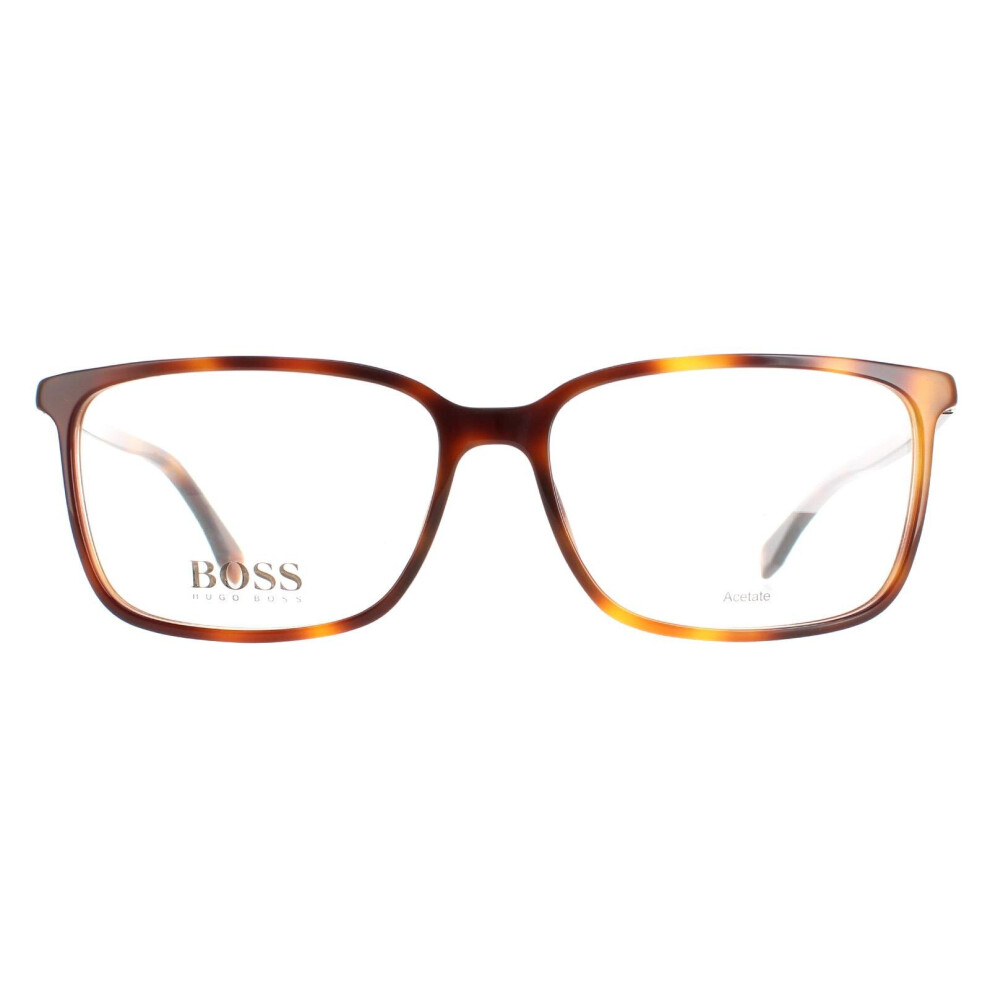 Hugo Boss Glasses Frames BOSS 0679/IT 2IK Havana Gold  Men