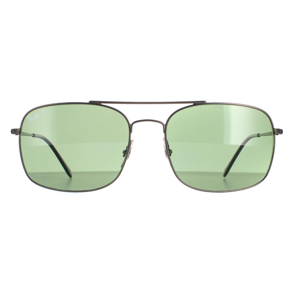 Ray-Ban Sunglasses Rb3611 029/O9 Gunmetal Green Polarized Men's Green,Grey
