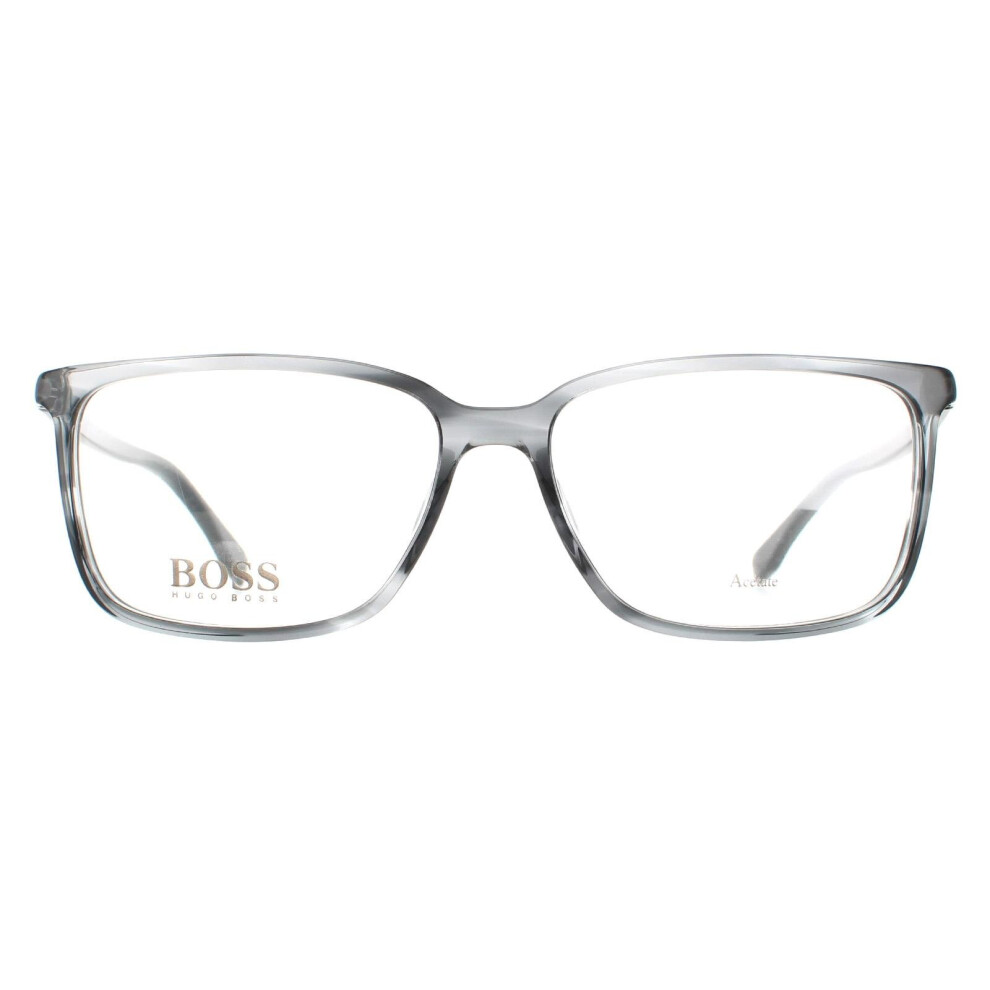 Hugo Boss Glasses Frames BOSS 0679/IT 2W8 Grey Horn  Men