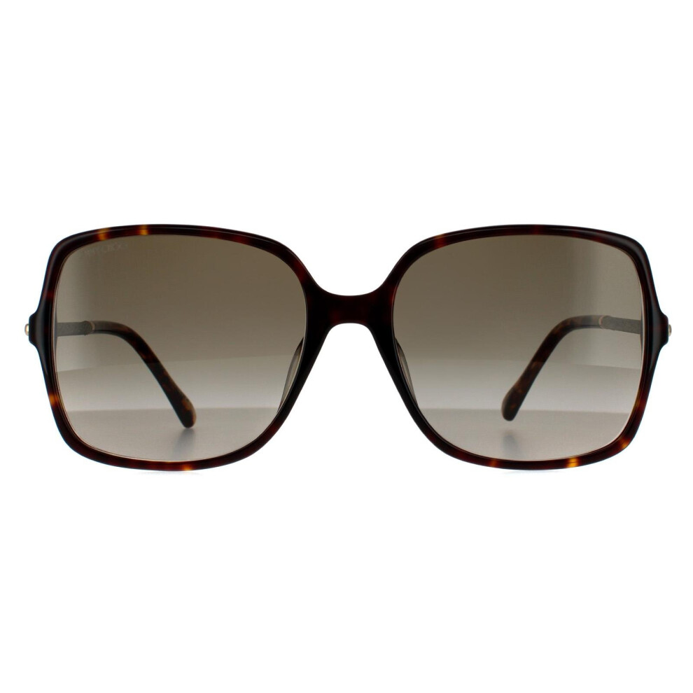 Jimmy Choo Sunglasses EPPIE/G/S 086 HA Havana Brown Gradient