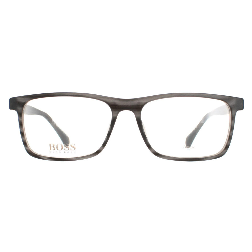 Hugo Boss Glasses Frames BOSS 1084/IT 26K Matte Grey Pattern  Men