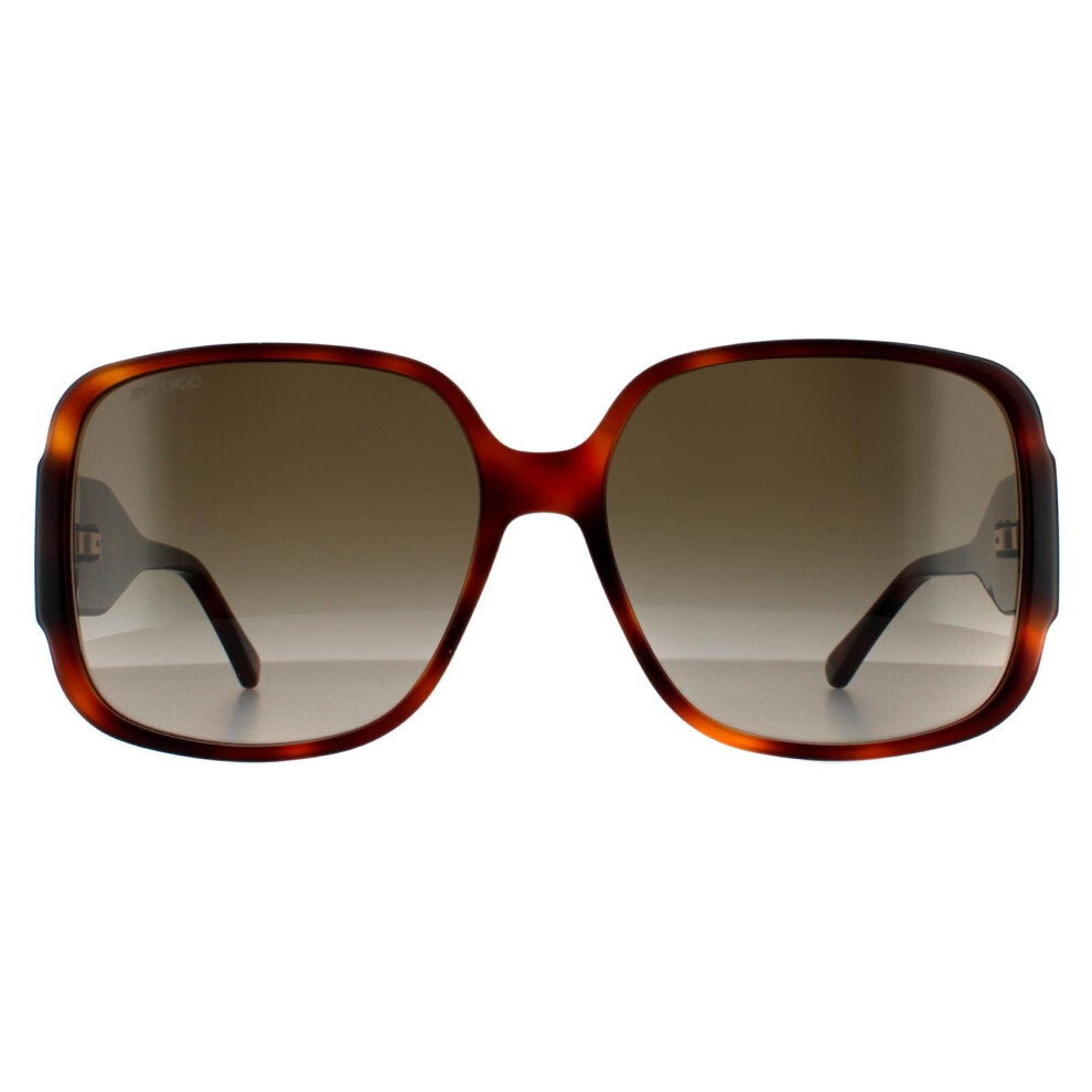 Jimmy Choo Sunglasses TARA/S 086 HA Havana Brown Gradient