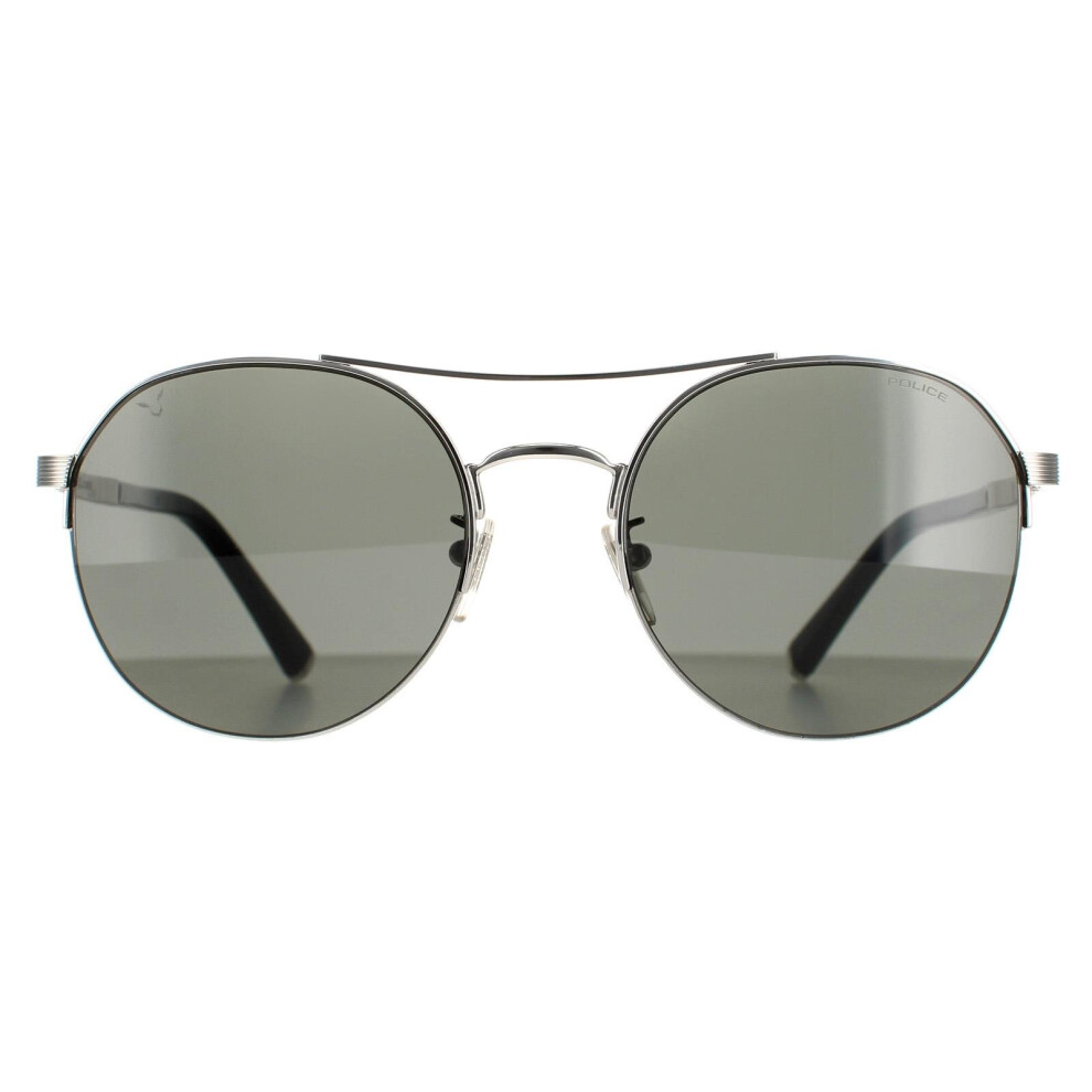 Aviator Shiny Full Palladium Smoke Grey SPLA24 Lewis 03