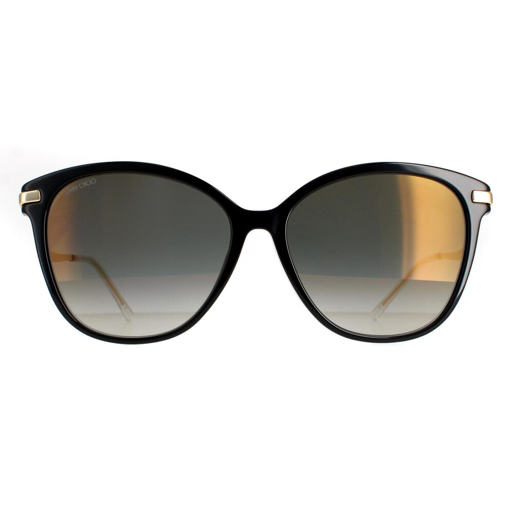 CatEye Black Grey Gradient Gold Mirror Peg/F/S