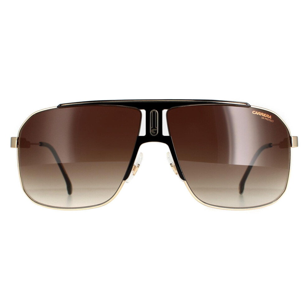 Carrera Sunglasses 1043/S 2M2 Ha Black Gold Brown Gradient Black,Brown,Gold
