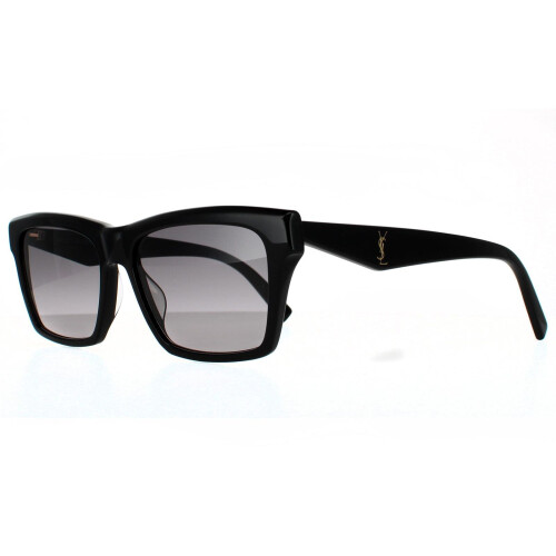Yves Saint Laurent Saint Laurent Sunglasses SL M104 001 Shiny Black Grey Gradient 1