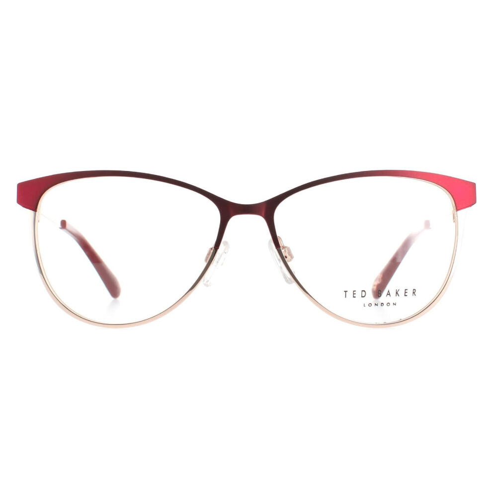 Ted Baker Glasses Frames TB2255 Aure 244 Burgundy Women